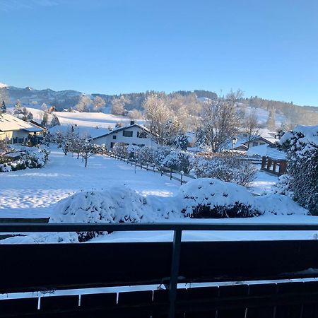 Lindners Hideaways - Bergnest Lodge - Bergblick Fewo 6 Pers Balkon Garten Hund Ski Unterkunft Luftkurort Oberreute Naehe Buchenegger Wasserfaelle Eistobel Bodensee Zewnętrze zdjęcie