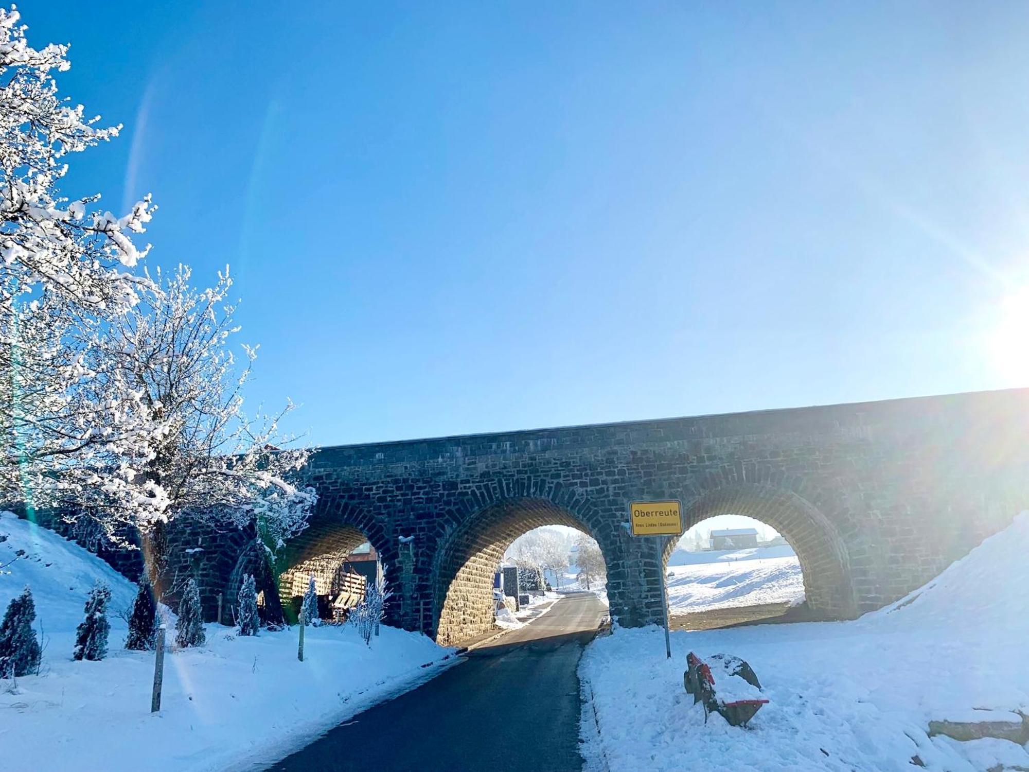 Lindners Hideaways - Bergnest Lodge - Bergblick Fewo 6 Pers Balkon Garten Hund Ski Unterkunft Luftkurort Oberreute Naehe Buchenegger Wasserfaelle Eistobel Bodensee Zewnętrze zdjęcie